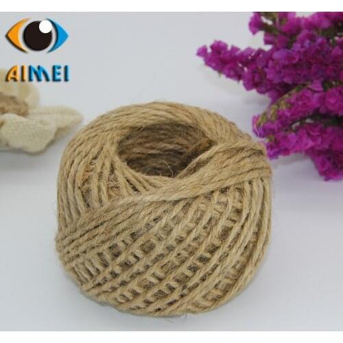 Handmade Diy Color Retro Hemp Rope 2Mm60 Meters Long Photo Wall Decoration Thick Hemp Rope 100G
