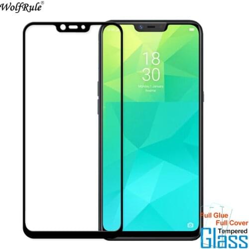 For Glass OPPO Realme 2 Screen Protector Full Glue Cover Tempered Glass For OPPO Realme 2 Glass Protective Phone Film 6.2