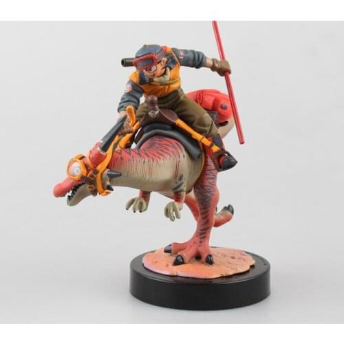 BANDAI Dragon Ball Action Figure Desktop Son Goku 01 Riding Dragon Model Decoration Toy