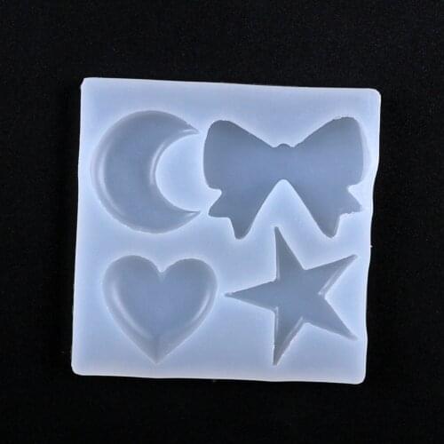 Silicone Mold for jewelry pendant star moon butterfly heart Resin Silicone Mould handmade tool DIY epoxy resin mold