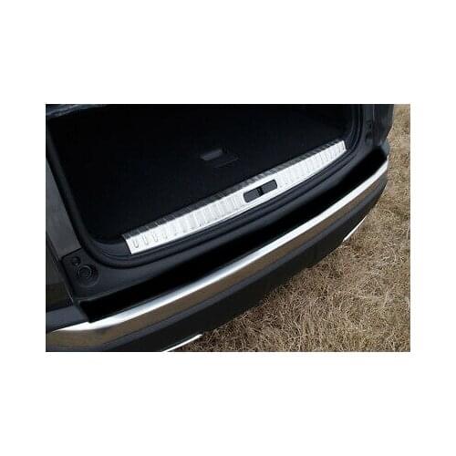 Stainless Inner Rear Sill Bumper Cover Plate 1pcs For Peugeot 3008 GT 2016-2019