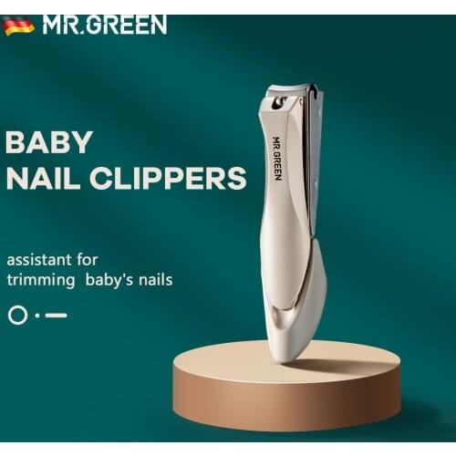 MR.GREEN Baby Nail Clippers Infants Clippers Sharp Curved Blades Cut Child Nail Kids Comfortable Tongs