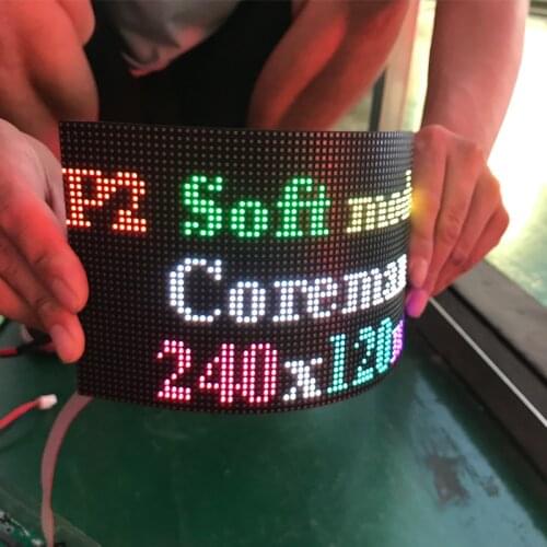 High Definition Soft P2 Led Display Flexible Led Screen Outdoor Indoor Pantalla Led Publicidad