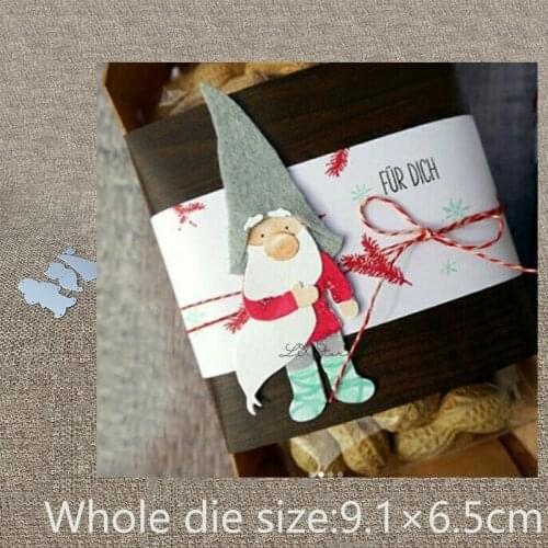New Design Craft Metal Cutting Die cuts Santa Claus gnome decoration scrapbook Album Paper Card Craft Embossing die cuts