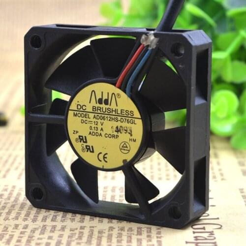 FOR ADDA 6015 AD0612HS-D76GL DC12V 0.13A charger Cooling fan