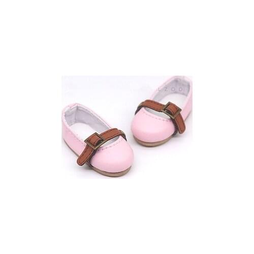 BJD doll shoe size fashion sweet wind round head square mouth shoes simple joker single shoe powder white red color