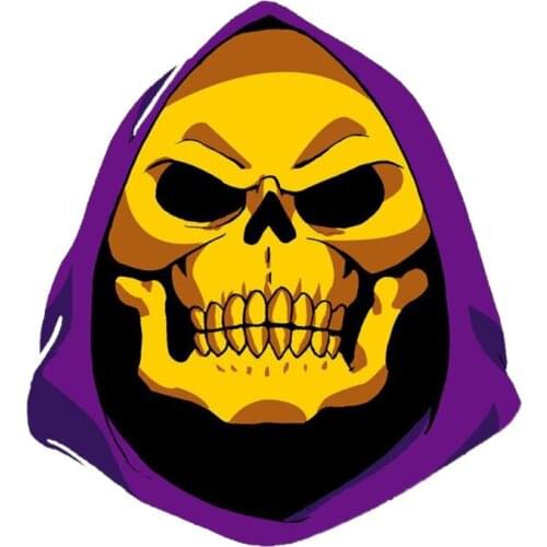 S40871# Various Sizes Funny Self-adhesive Decal Skull Car Sticker Waterproof Auto Decors on Bumper Rear Window