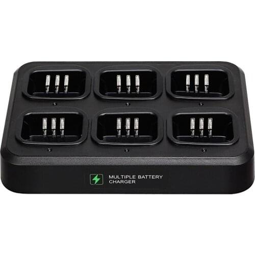 Six-way Charger Single-Row Rapid Charger for TYT MD-380 MD 380 MD380 RETEVIS RT3 RT3S DMR Radio Charger