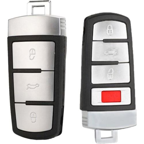 Replacement Shell Smart Remote Key Case Fob For VOLKSWAGEN CC Passat Magotan With Emergency Key HU66 Blade