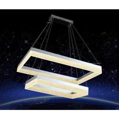 Modern LED Pendant Light DIY Lamp For Dining Room Living Room AC110-240 Acrylic Hanging Pendant Lights Lamp LED Kingdom Lighting