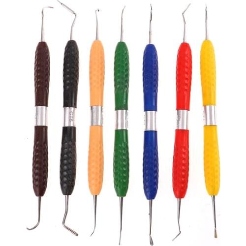 Dentist Resin Filled Repair Equipment Dental instrument Composite Resin Filling Spatula Titanium Plated Head Filler Dental Tool