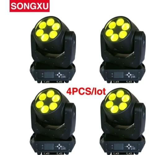 Super Beam Led Moving Head Light 6x25W LED Ultimate Lens Rotation Washer Moving Head Light 4pcs/lot/SX-MH0625