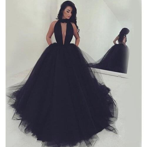 Backless A Line Prom Dresses Halter Sleeveless Side Split Chiffon Party Gowns Sweep Train Special Occasion Dresses