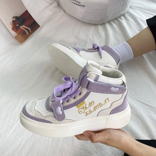 New Lolita High-top Platform Lolita Shoes Casual Loli Sneaker Sweet Girl Kawaii Sports Running Shoes For Women Anime Fashion