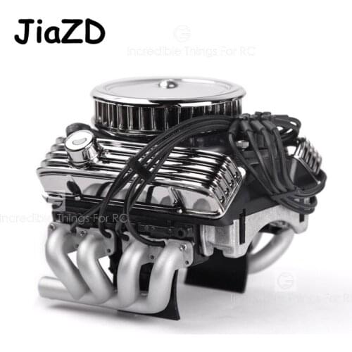 1set Classic V8 F82 Simulated Engine Motor Fan Radiator For 1/10 RC Crawler Car Traxxas TRX4 SCX10 Rc4wd D90 VS4 Upgrade Y007