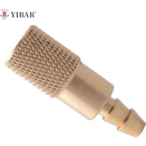 1PC Car Clip Clamp Connector Adapter Dropshipping Auto Brass 6mm Tyre Wheel Tire Air Chuck Inflator Pump Valve
