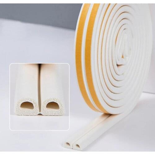 10m DIPE Car Door Sealing Strip Glass Window Sound Insulation And Weatherproof Rubber Strip Sound Absorbing Foam Sealing Strips