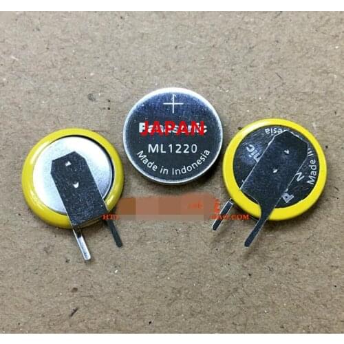 10PCS~20PCS NEW battery ML1220 1220 ML1220-TJ1 3V 18mah Buttons rechargeable lithium batteries Li-ion battery leg feet foot