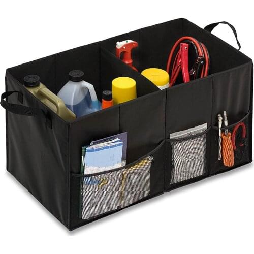 VEHICAR Trunk Bag Car Boot Storage Organizer Large Capacity 13 x 25.5 x 13.25 inches Durable Ideal for Car SUV Rear Storage