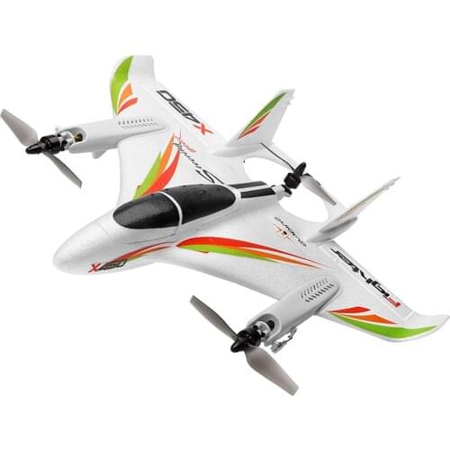 CREAT POWER STAR Wltoys Xk X450 6-way Brushless Vertical Takeoff / Landing Fixed-wing Airplane Aircraft Leading Star