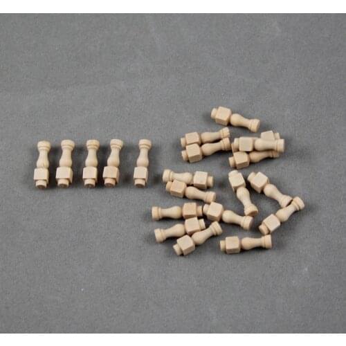 Length15 mm Ancient sailboat model accessories wooden ship railings model parts 20pcs/lot
