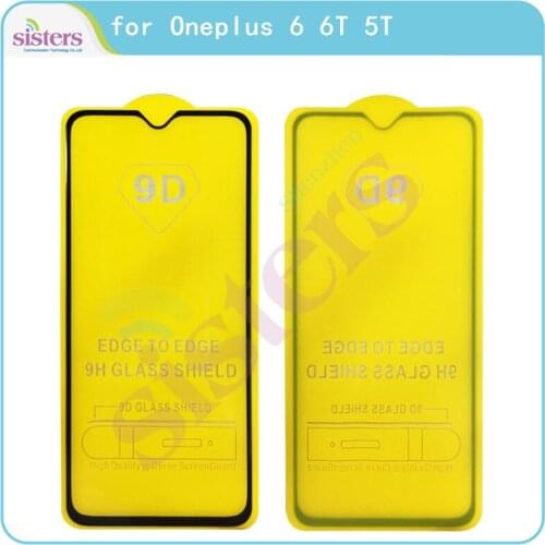 For Oneplus 6 6T 5T Screen Protector 9D Tempered Glass Film Ultra-thin for Oneplus 5T Toughened Glass Transparent Brand New Top