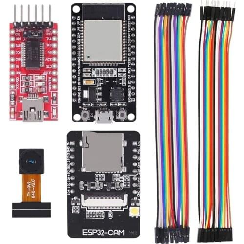 ESP32 CAM WiFi Development Board+ ESP-32S Development Board+FT232RL FTDI + Jumper Wire