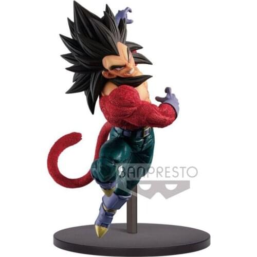 BANDAI Banpresto Original DRAGON BALL Vegeta IV Figure Anime Model Doll Toys Gifts