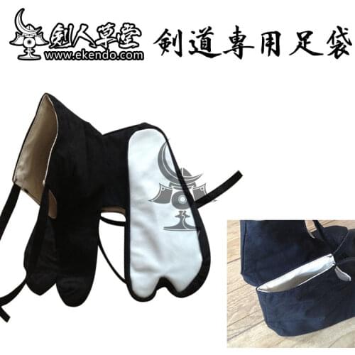 -IKENDO.NET-PT012- BUDO TABI WITH anti slippery canvas SOLE - FOOT protector sell in pairs japanese kendo kendo protector