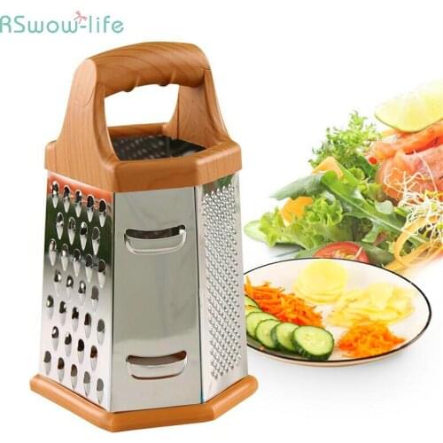 Multi-Functional Six-Sided Peeler Multi-Purpose Stainless Steel Shaver Creative Kitchen Cutter Kitchen Tools Vegetables Grater