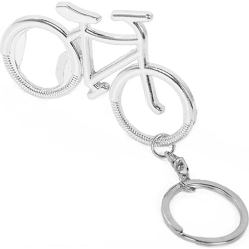 Fashion Metal Beer Bottle Opener Cute Bike Bicycle Keychain Key Rings for Lover Biker Bottle Openers Creative Gift
