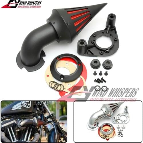 2 Colours Motorcycle Modified Spike Air Cleaner Intake Filter Fits For Harley Davidson Sportster XL 883 1200 X48 1991-2019