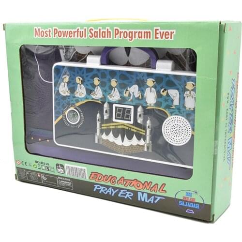 Muslim Kids Talking Prayer Mat Touch Key Sensitive Interactive Electronic Educational Blanket Islamic Portable Mats for Kids