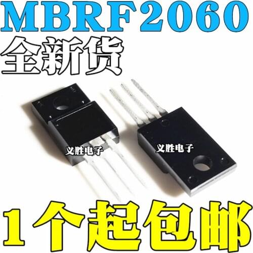 NEW MBRF2060CT TO-220F SCHOTTKY DIODE 20A60V B2060G Schottky rectifier diode