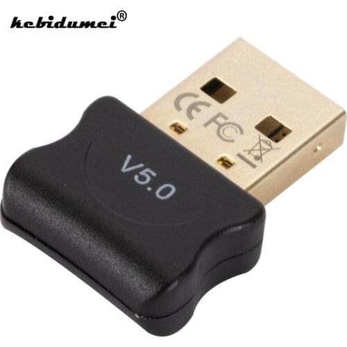 New USB Data Dongle Receiver 5.0 Bluetooth-compatible Adapter Transmitter for PC Computer Receptor Laptop Earphone Audio Printer