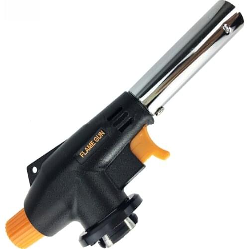 Flame Gun 1300 Degree Butane Spray Gun Cooking Heating Welding Barbecue Baking Picnic Gas Burner Lighter Camping Outdoor Tool