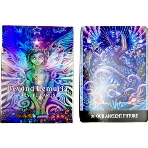 Full English Oracle Tarot Cards For Beyond Lemuria Interactive Family Party Board Games Guidance Divination Fate Tarot Cards