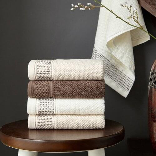 Cotton Honeycomb Bathroom Towels Simple Home Washroom Shower Towel Hair Towel Spa Towel Set Bath Towels for Adults Bath Stuff