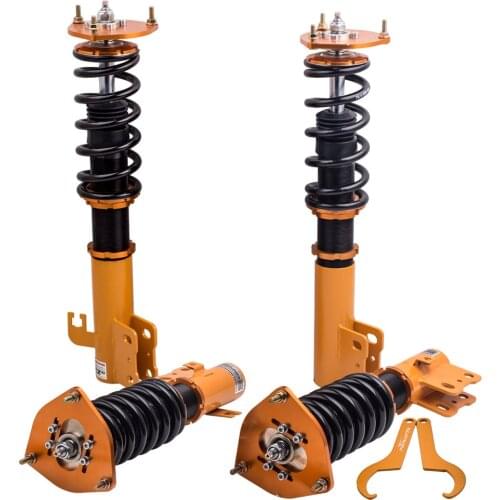 ADJUSTABLE COILOVER SUSPENSION COIL SPRING OVERS FOR Subaru Forester SF 1997-2002 Shock Absrober Struts