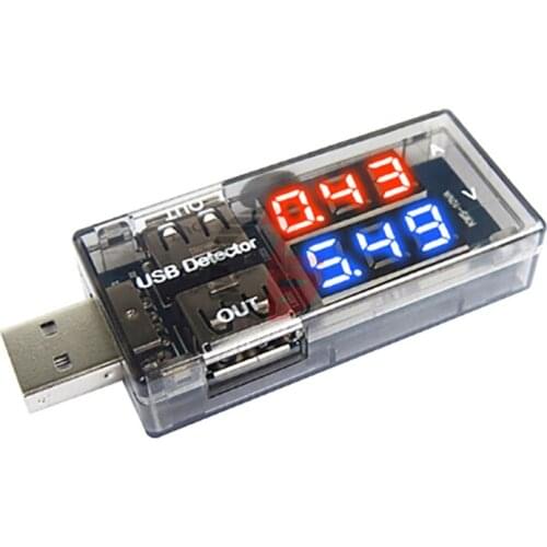 LED Digital Ammeter Voltmeter Car Motorcycle Volt Amp Detector Tester DC 100V 10A Current Voltage Meter USB Charger