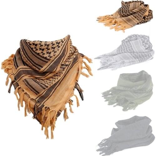 Tactical Desert Arab Scarf Comfortable Outdoor Hunting Hiking Sport Scarves Men Women Military Airsoft Paintball Arab Scarf