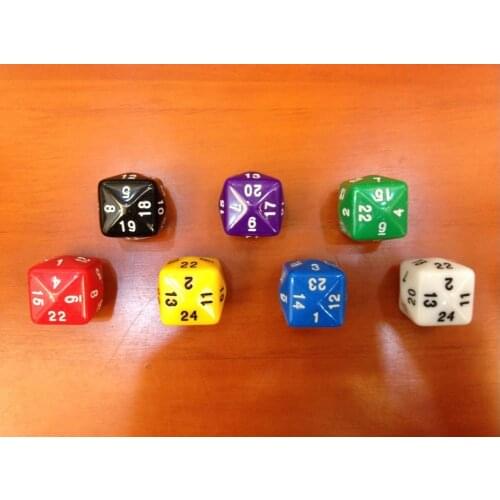 TRPG DND D24 dice 24 twenty-four 24 24 dice dice game digital dice children teaching interests props materials