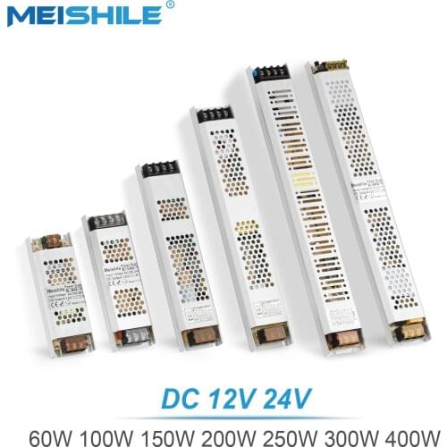 Transformator AC 220V To DC 12V 24V Voltage Converter Transformer 48W 60W 100W 150W 200W 300W 360W 400W LED Driver Power Supply