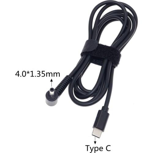 USB C to 4.0*1.35mm Plug Charger Connector USB Type C Laptop Adapter Cable for ASUS Zenbook UX21A UX31A UX32A UX32V Ultrabook