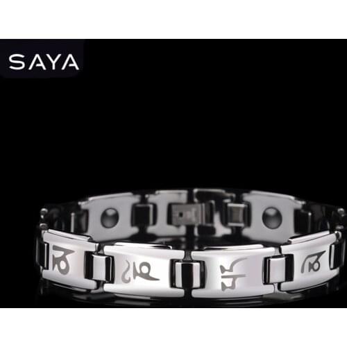 Tungsten Bracelet, 10mm Widrh, Men and Women Couple Bracelet, Trend Wild Casual Jewelry, Free Shipping, Engraving