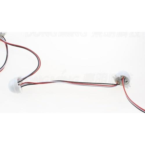 WS2801 rgb modules in led Waterproof IP68 DC 12V led point lights 3leds drop-in IC led pixel point light 40pcs/lot