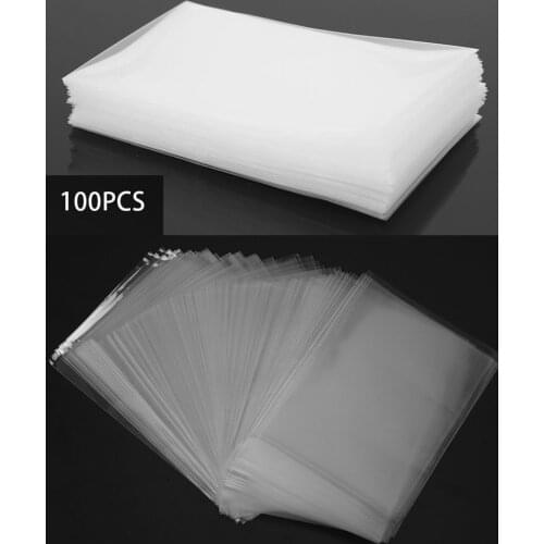 100Pcs Card Sleeves Tarot Three Kingdoms Board Game Poker Cover Transparent Plastic Self-sealing Bags Gift Bags Food Bags