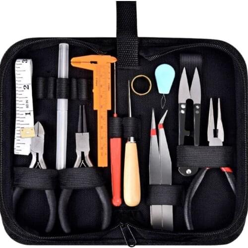 19PCs Handmade Pliers Jewelry Making Kit DIY Ornament Making Jewelry Repair jewelry making jewerly making supplies crafts
