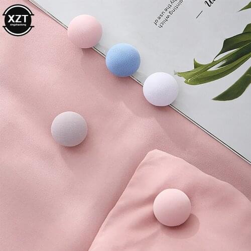 6pcs Household Simple Pure Color Quilt Holder Mushroom Shape Quilt Clip New Mini Bed Sheet Holder Accessories