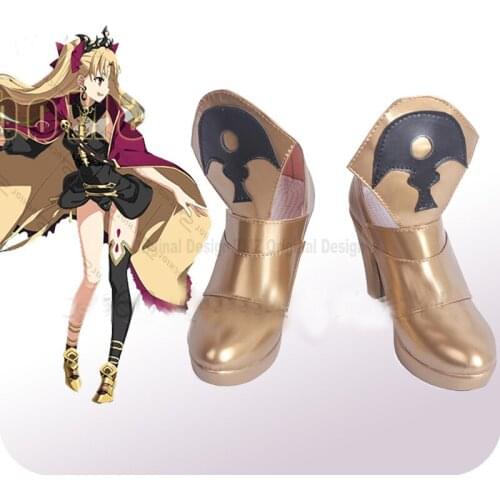 Fate Grand Order Lancer Ereshkigal Sprite2 Golden Cosplay Shoes Boots Halloween Cosplay Costume Accessories